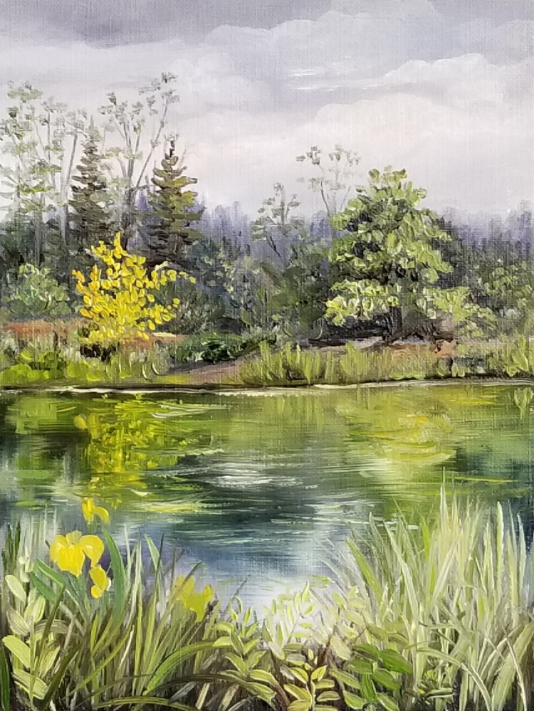 Yellow Flag at Frerers Pond